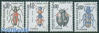 Postage due, insects 4v