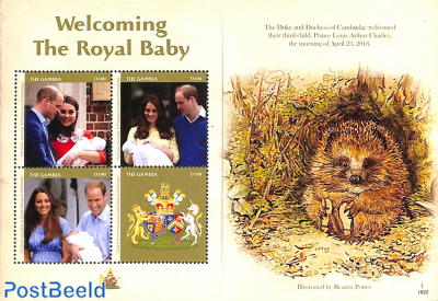 Royal baby 4v m/s (illustration Beatrix Potter)