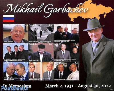 Mikhail Gorbachev 9v m/s