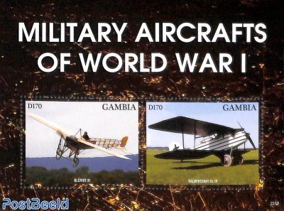Military aircrafts of World War I 2v m/s
