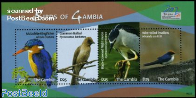 Birds of Gambia 4v m/s