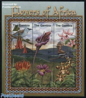 Flowers of Africa 6v m/s