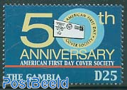 50 Years American FDC society 1v