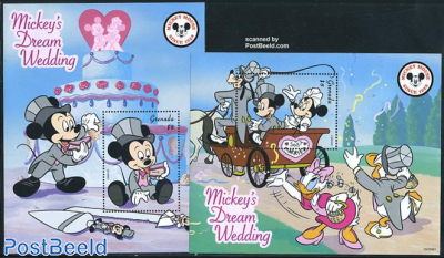 Mickey & Minnie wedding 2 s/s
