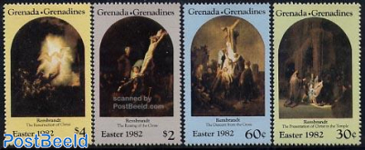 Easter, Rembrandt paintings 4v