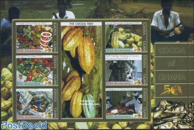 Cocoa of Ghana 6v m/s