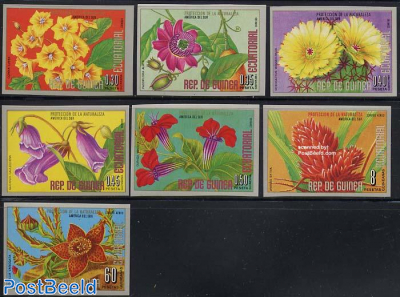 South American flowers 7v imperforated