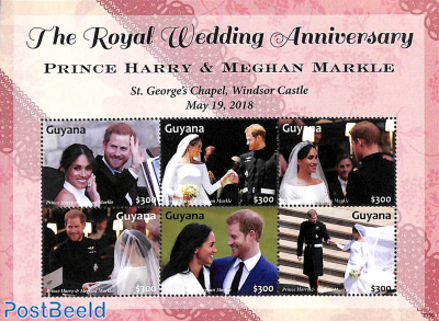 Royal wedding anniversary 6v m/s