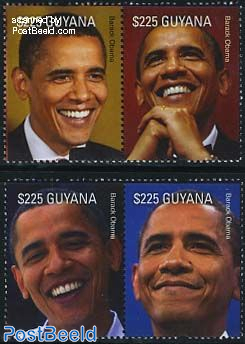 Barack Obama 4v (2x [:])