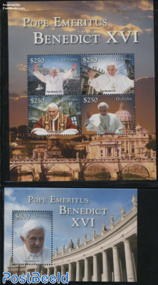 Pope Emiritus Benedict XVI 2 s/s