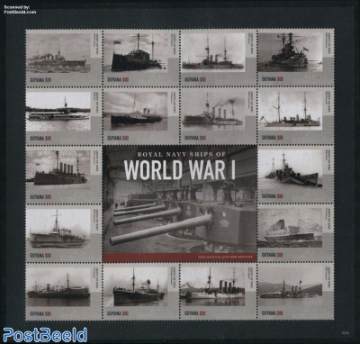 Royal Navy Ships of World War I 16v m/s