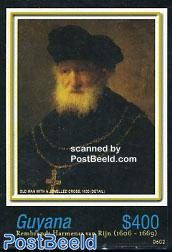 Rembrandt s/s, Old man with cross