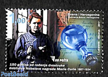 Marie Curie, Nobelprize 1v