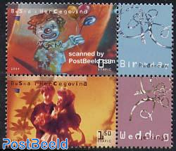 Greeting stamps 2v+tabs [:]
