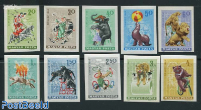 Circus 10v imperforated