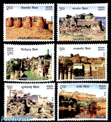 World heritage, Hill forts of Rajasthan 6v