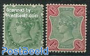 Definitives 2v, Queen Victoria