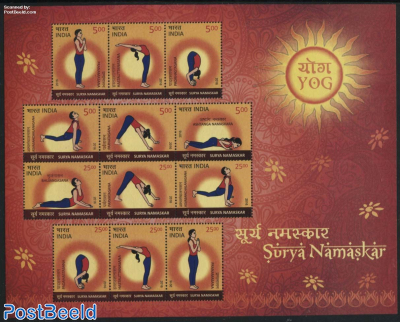 Yoga, Surya Namaskar 12v m/s