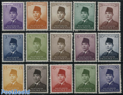 Definitives, Sukarno 15v