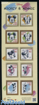 Disney, Mickey & Minnie 10v s-a m/s