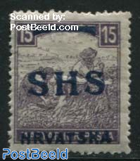 SHS Overprint 1v