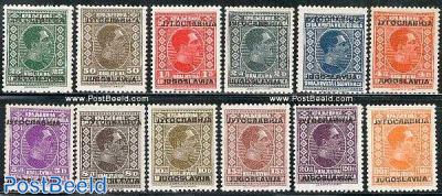 Definitives, overprints 12v