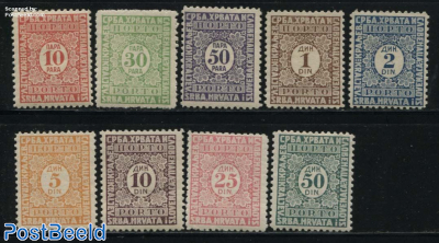 Postage due, Type II 9v