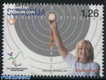 Veselka Pevec, Gold Paralympic Medal 1v