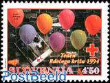Red Cross, balloons 1v
