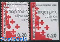 Red Cross 2v (perforated & imperforated)