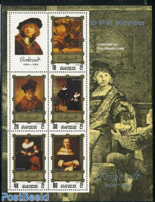 Rembrandt paintings 5v m/s