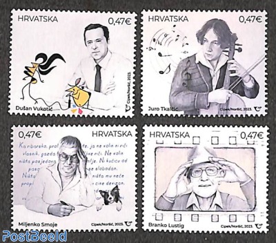 Famous persons 4v