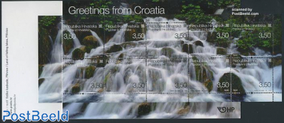 Waterfalls 10v in booklet