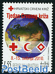 Red Cross overprint 1v