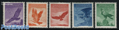 Airmail definitives, Eagle 5v