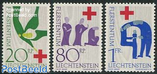 Red Cross Centenary 3v