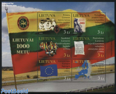 1000 Years Lithuania 6v m/s