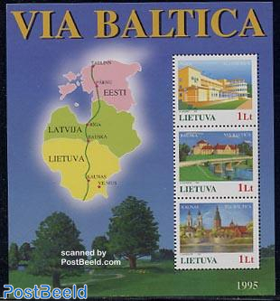 Via Baltica s/s, joint issue Latvia, Estland