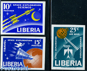 Space exploration 3v imperforated