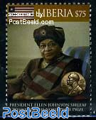 Ellen Johnson Sirleaf Nobel prize winner 1v