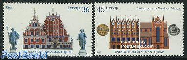 UNESCO, World heritage 2v, joint issue Germany