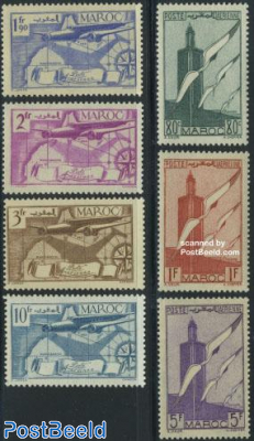 Airmail definitives 7v