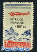 Airmail overprint 1v