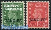 TANGIER, George VI 2v