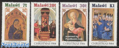 Christmas, paintings 4v