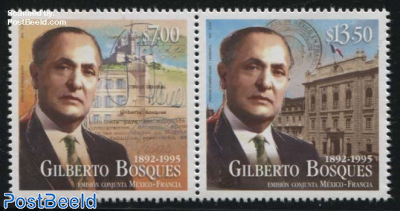 Gilberto Bosques 2v [:], Joint Issue France
