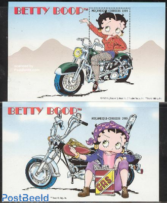 Betty Boop 2 s/s (biker-girl)