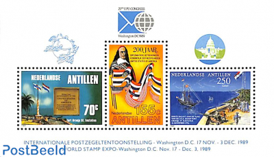 International stamp exposition s/s