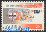 EXpress mail stamp E.M.S. 1v