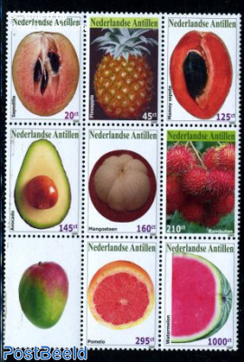 Fruits 8v, sheetlet